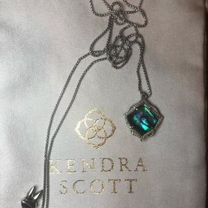 Kacey Silver Long Pendant Necklace